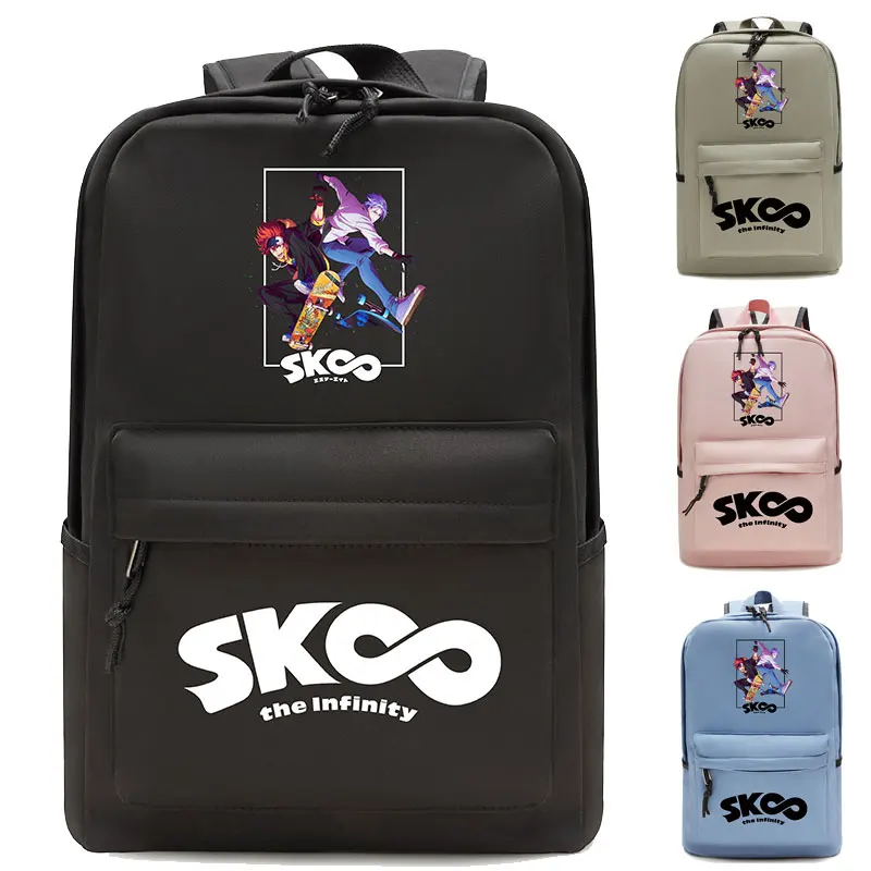 

Anime SK8 the Infinity Backpacks Men Women Rucksack Teens USB Bookbag SK8 School Bag Travel Knapsack
