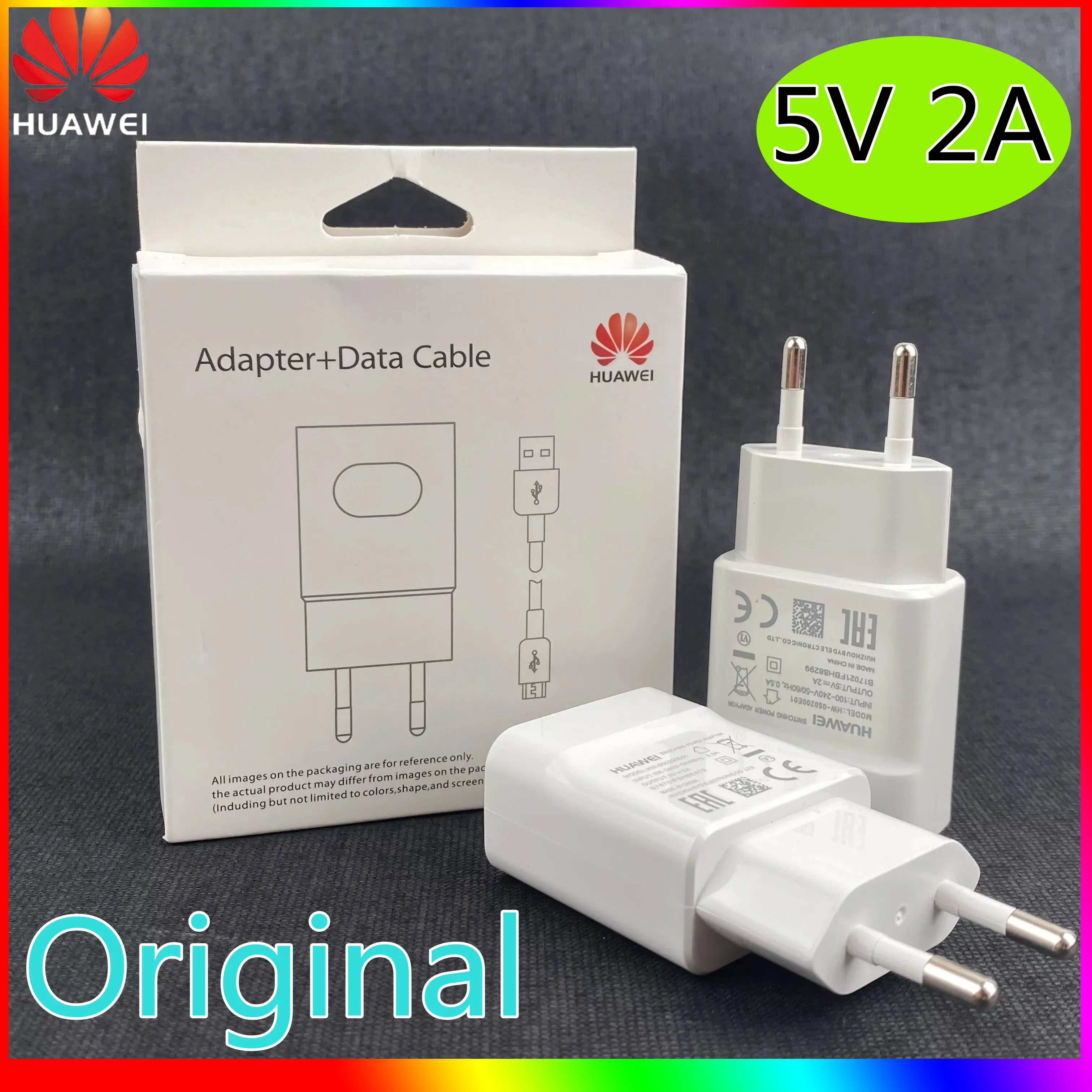 

Оригинальное зарядное устройство Mate30 Lite Huawei 5 В/2 А, кабель Micro USB, настенный дорожный адаптер для Maimang4 P6 P7 P8 Honor 4 2019 Nova 2 3E P8 P9