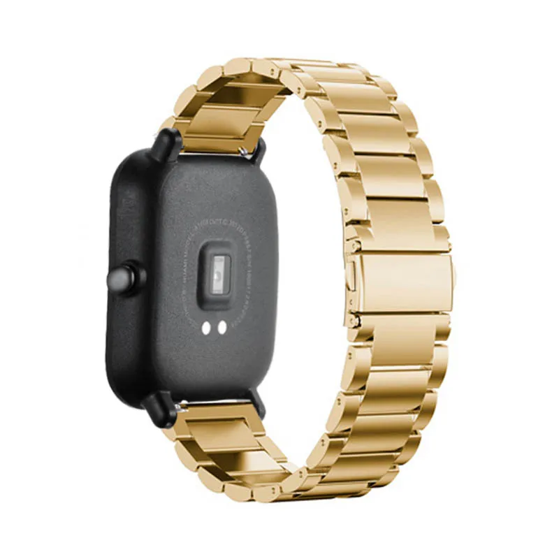 Ремешок для Xiaomi Huami Amazfit GTS Bip BIT PACE Lite Youth 20 мм сменный ремешок из нержавеющей стали