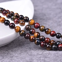 natural stone beads fashion multi color tiger eye loose bead 46810mm for diy jewelry making bracelet necklace gift