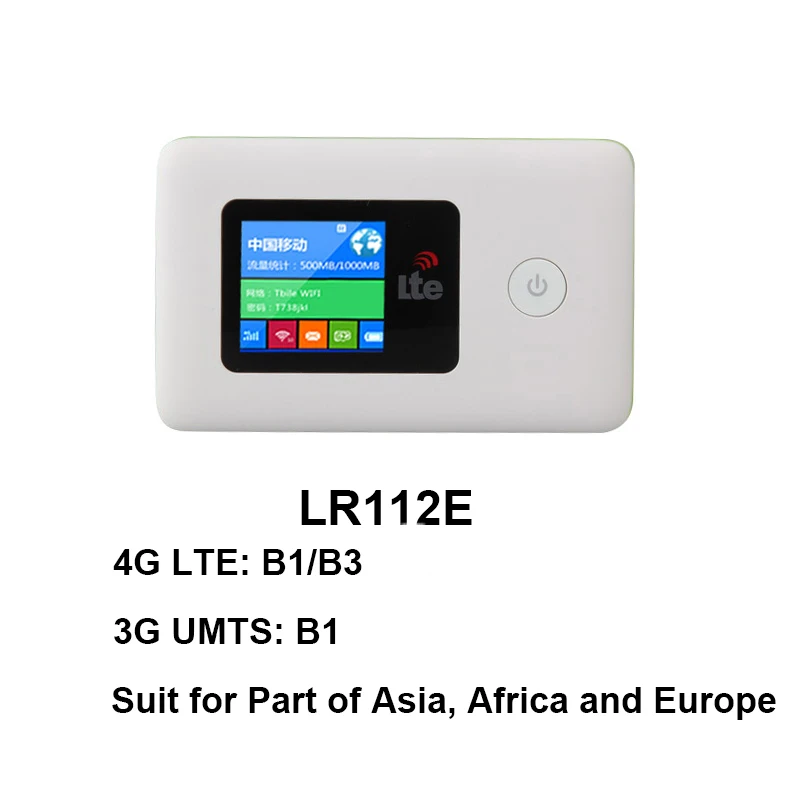 LR112E TIANJIE 4G LTE Карманный wifi роутер автомобильный мобильный wifi LTE EDG GSM беспроводной мини Мобильный Wi-Fi разблокированный роутер со слотом для sim-карты - Цвет: LR112E