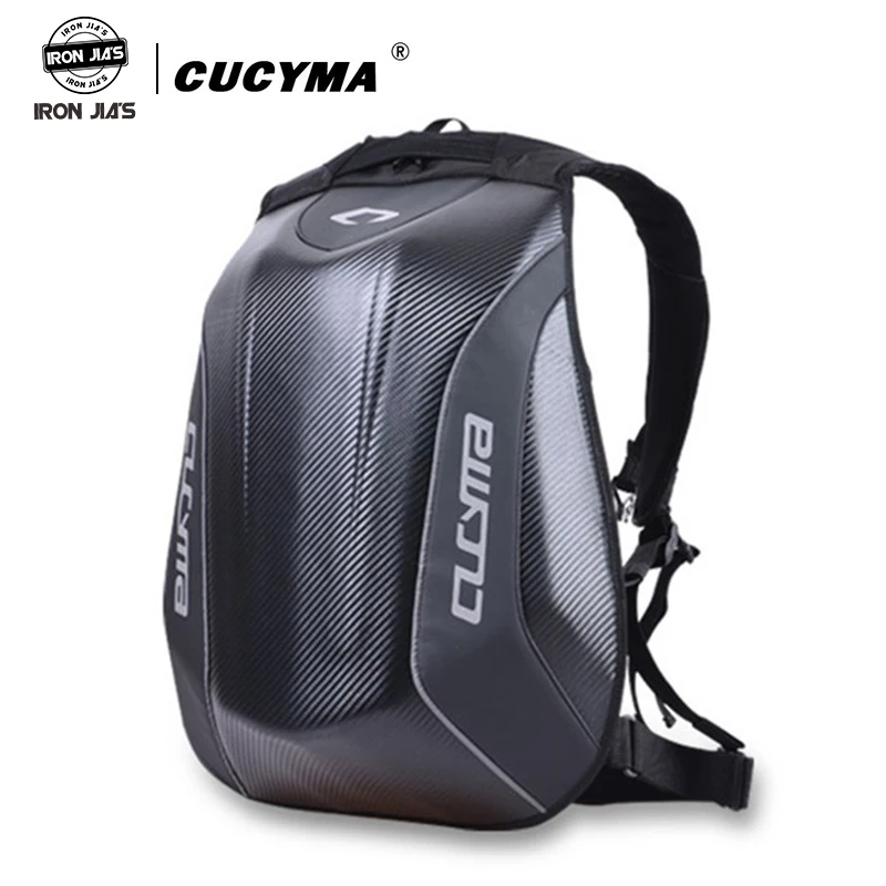 

Водонепроницаемый черный рюкзак для мотоцикла, многофункциональная сумка с жестким корпусом, рюкзак для чемоданов для езды на мотоцикле, сумка для заднего сиденья