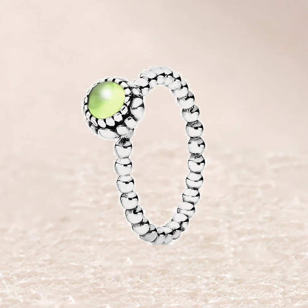 

190854PE Peridot August Birthstone Ring