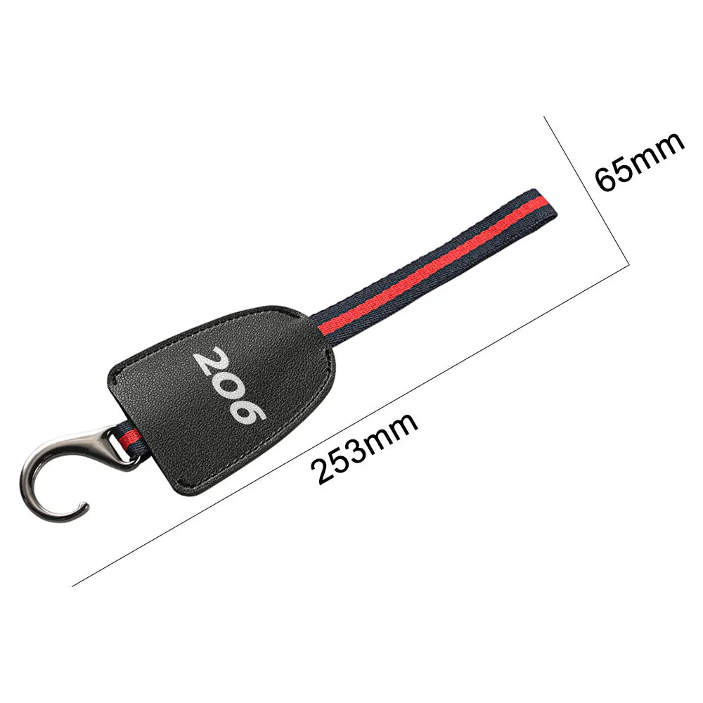 Автомобильный Держатель Спинки Сиденья Из Кожи И Сплава Для Моделей Peugeot 208 207 308 206