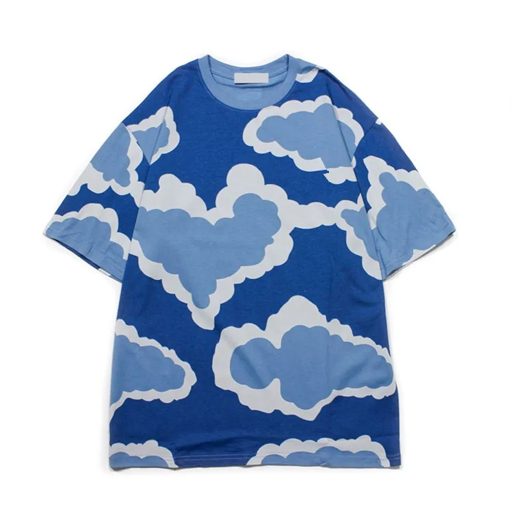 

Новая летняя универсальная свободная футболка в Корейском стиле Харадзюку с коротким рукавом