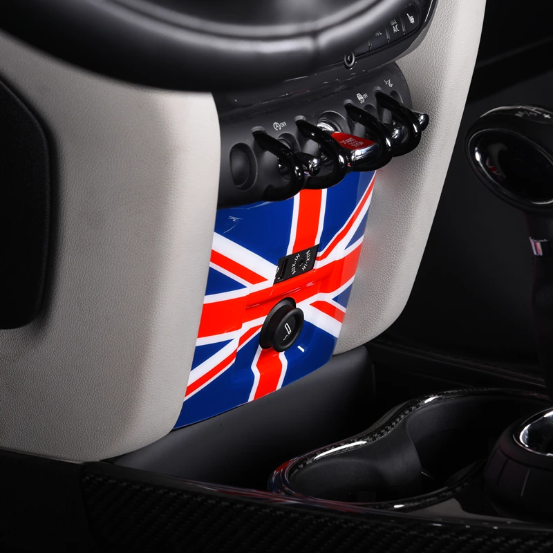 

For BMW MINI Cooper S F55 F56 F57 F60 CLUBMAN COUNTRYMAN Car cigarette lighter panel decoration sticker decoration accessories