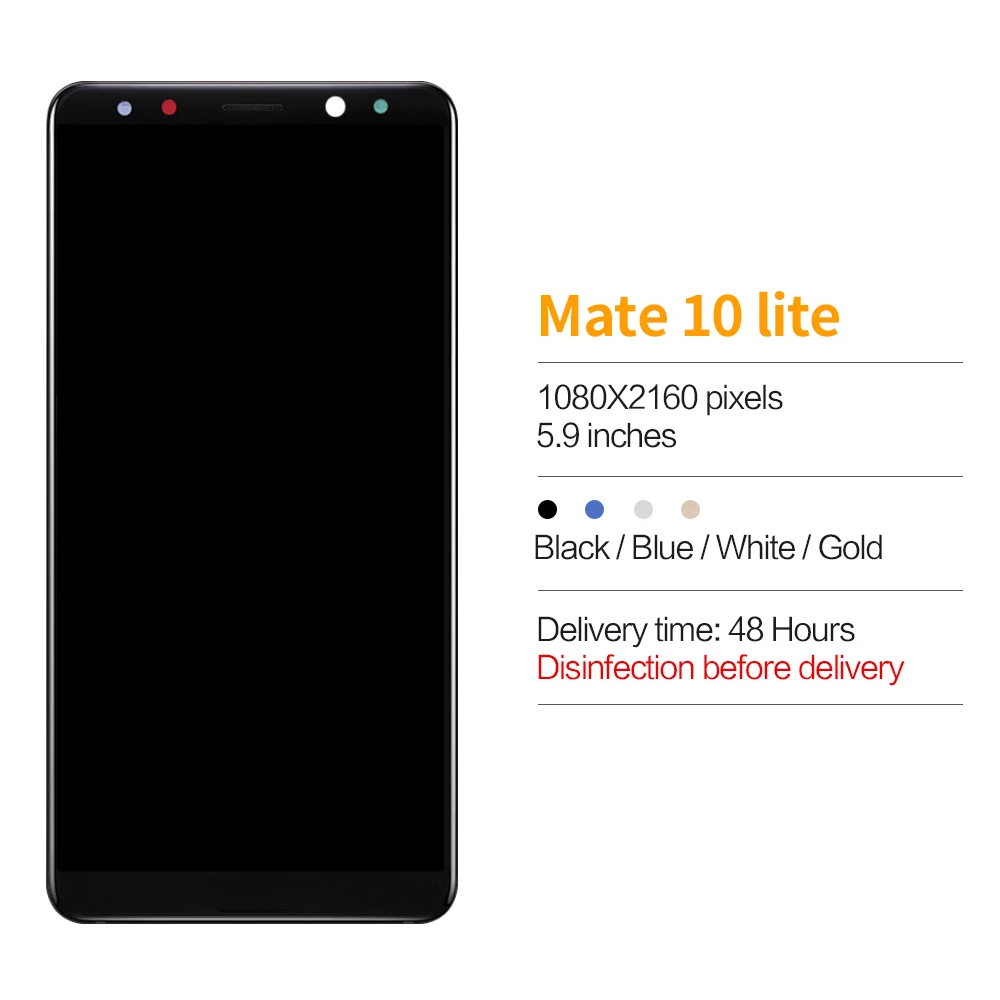 Оригинальный сенсорный ЖК-экран 5 9 дюйма для HUAWEI Mate 10 Lite Huawei Nova 2i стекло дисплея +