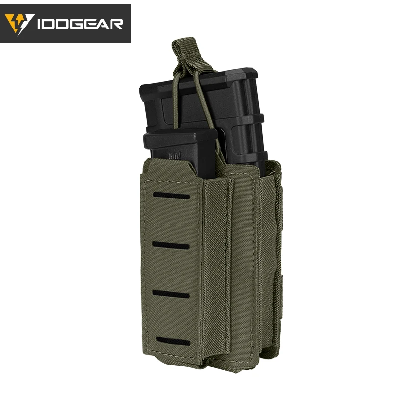 IDOGEAR тактическая LSR 9 мм 556 Магнитная сумка двойная переноска одиночная Сумка MOLLE