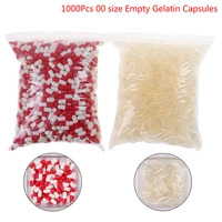 1000pcs 0 size 1 size 2 size colored hard gelatine empty capsules hollow gelatin capsules joined or separated capsules
