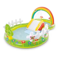 garden rainbow family inflatable swimming pool play center pool for kid summer water backyard pool party supply