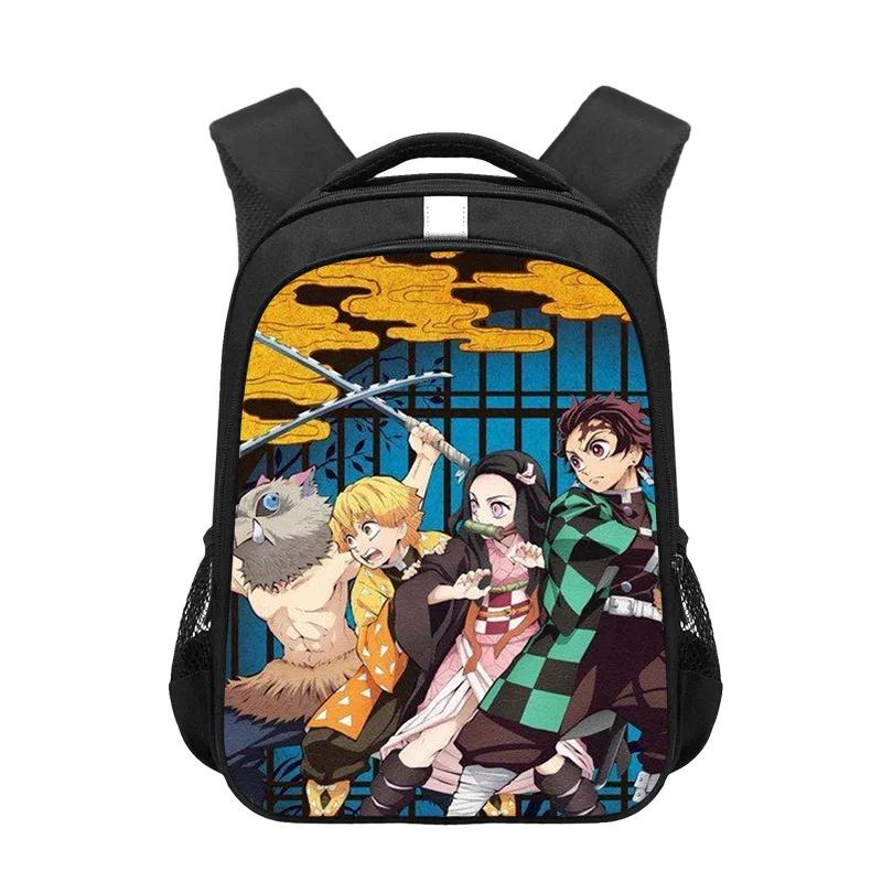 

2020 NEW Demon Slayer backpack Polyester Large capacity backpack Cartoon travel backpack School bags as gifts for boys and girls