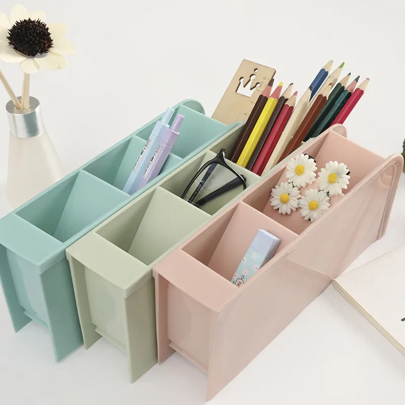 Многофункциональный 4 сетки настольная корзина для хранения Коробка Чехол