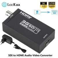 lcckaa hd 3g video micro converter sdi to hdmi compatible 1080p adapter converter with audio auto format detection for camera