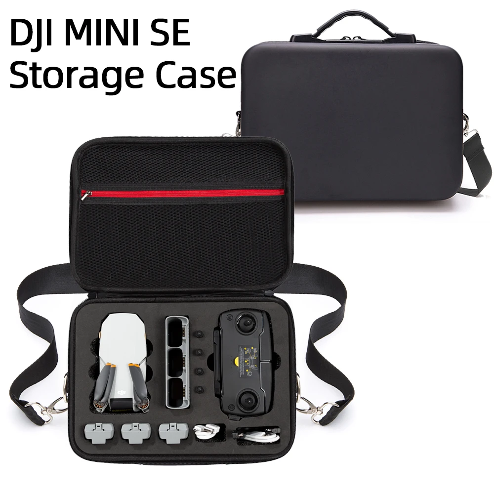 

DJI Mini SE полиуретановая сумка для хранения плечевого ремня жесткая коробка Сумочка ударопрочная дорожная Защита Портативный чехол Аксессуа...
