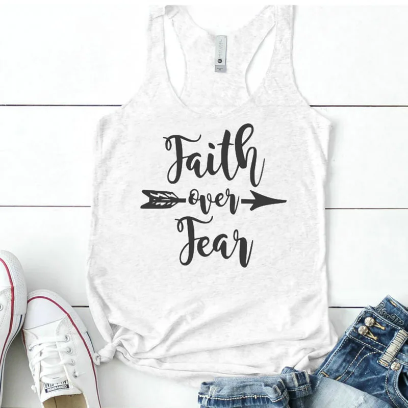 Вдохновляющие религиозные с христианскими текстами и майки летние Triblend лёгкой