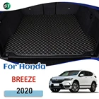 Кожаный коврик для багажника для Honda BREEZE 2020, коврик для багажника автомобиля, напольный ковер для грузового отделения, кожаные коврики для багажника автомобиля