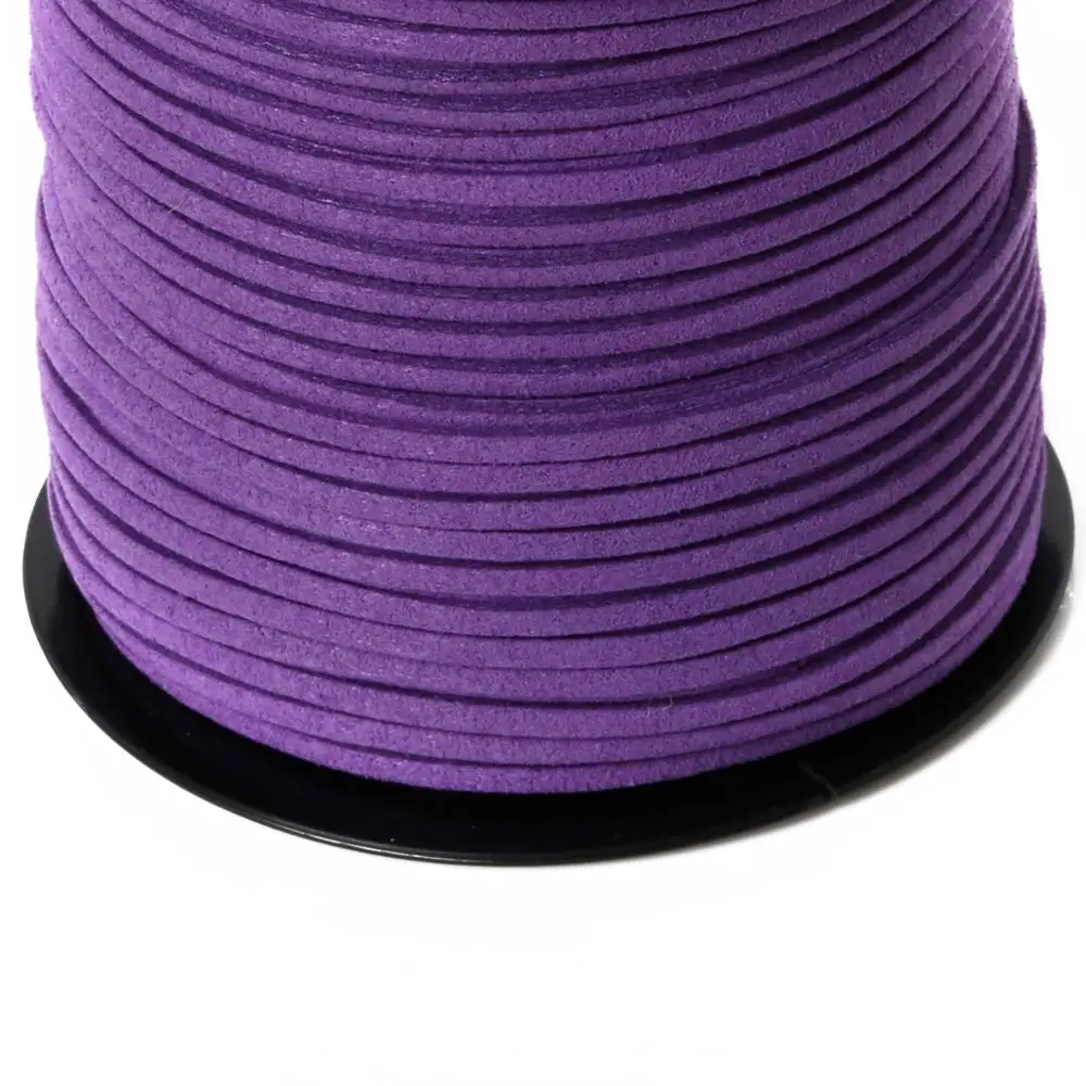 Плетеный шнур 100 ярдов/рулон 2 8 мм Корейский Бархатный кожаный браслет ручной