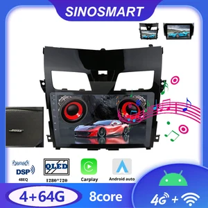 Sinosmart автомобильный радиоприемник с навигацией GPS для Nissan новая Teana Altima Sylphy Sentra B17 2012-2018 поддержка Заводской OEM камерыNAV BOSE