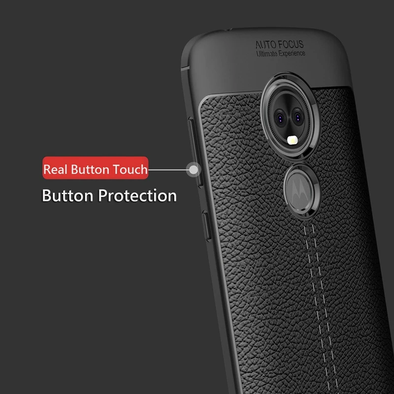 UPaitou чехол для Motorola Moto E5 G4 G5 G5S G6 E4 C Plus Z2 Z3 Play X4 Force силиконовый Litchi Мягкий ТПУ задняя
