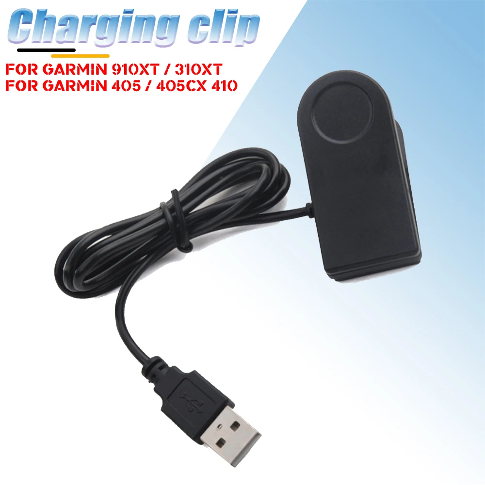 

For Garmin Forerunner 910XT / 310XT USB Charging Clip Adapter Cable Charger For Garmin 405 / 405CX / 410 Smart Watch Accessories