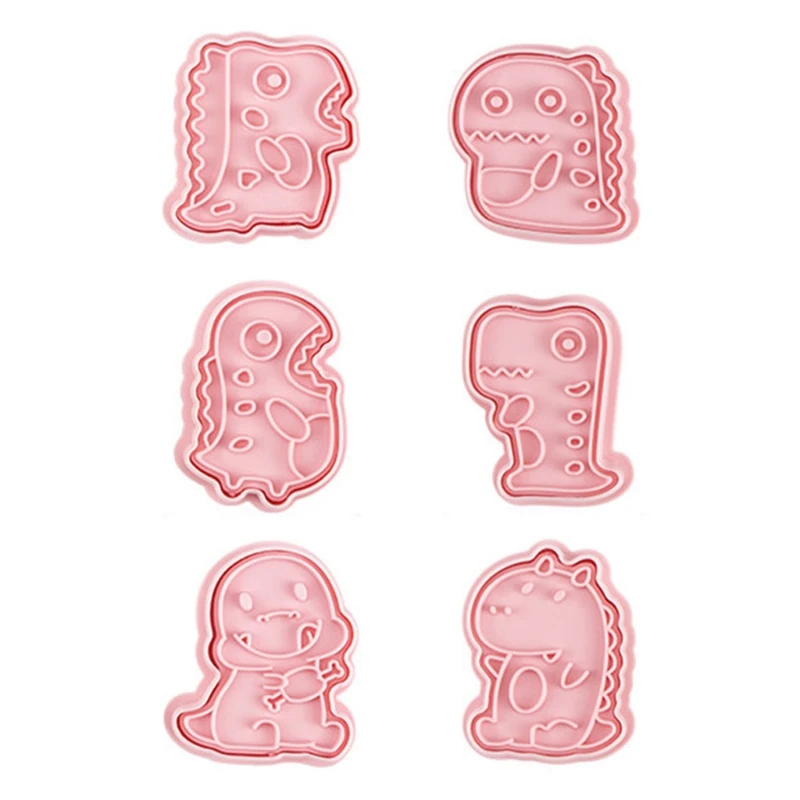

Kitchen Baking Tool DIY Press Food-grade Plastic Household Dinosaur Mold Durable