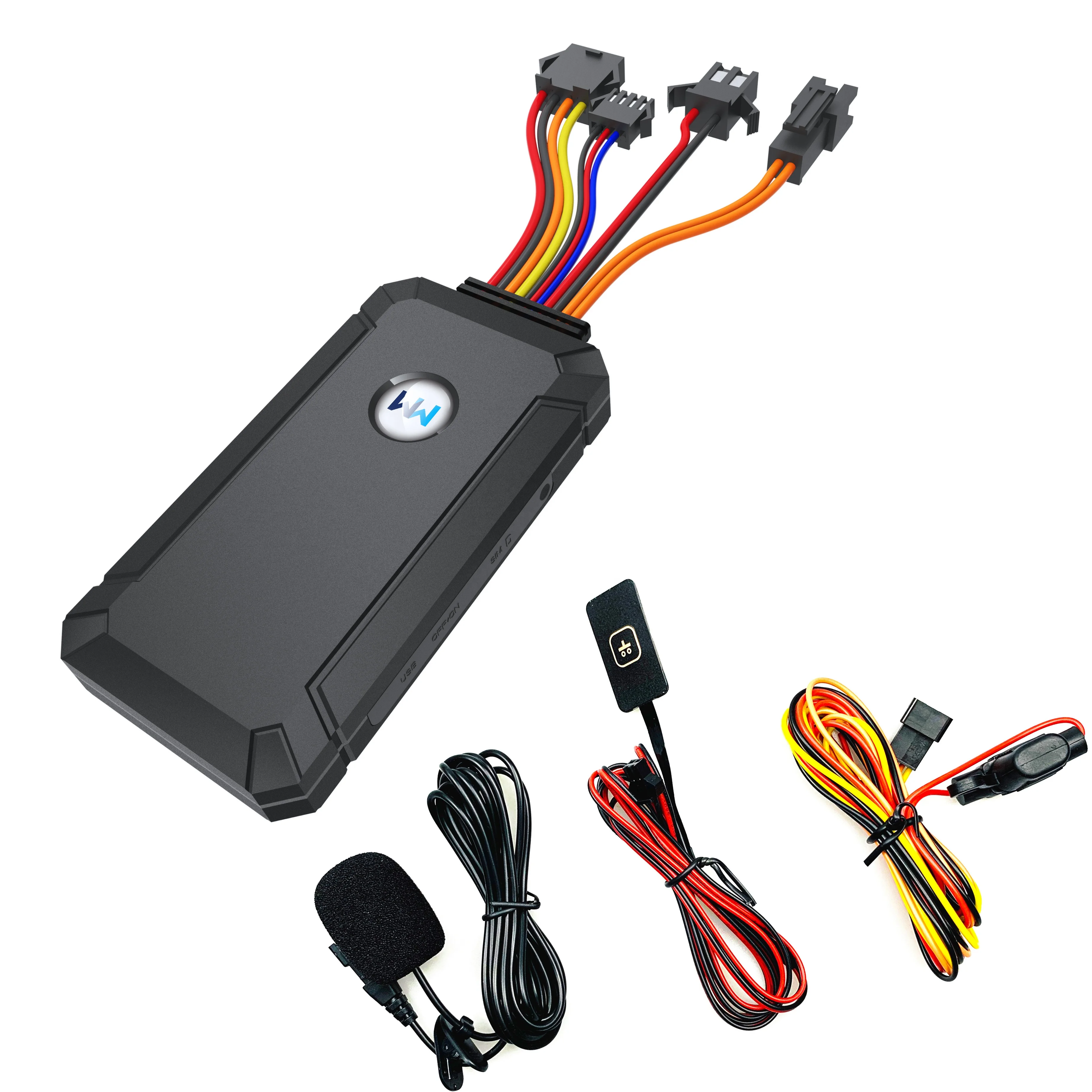 

WanWayTech new arrival fuel sensor GS05 with gps tracking car motorcycle gps tracking system with aircon door detection