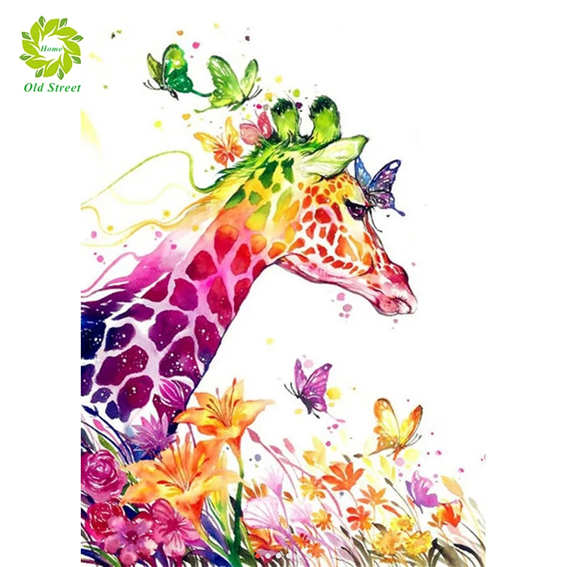 

Алмазная живопись 5D «Старая улица», Набор для вышивки крестиком, «сделай сам» с изображением животных, подарок ручной работы, украшение для ...