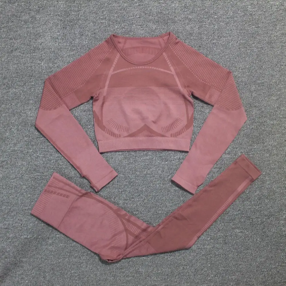 Комплект из 2 предметов женский спортивный костюм комплект для йоги одежда