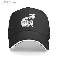 vintage hawaii sun sand beach palm tree baseball cap men cool summer sun hat designer tropical island snapback hat
