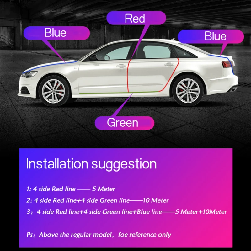 

5m 10m Car Door Edge Scratch Protector Strip Sealing Guard Trim Automobile Door Stickers Decoration Protector Car-styling