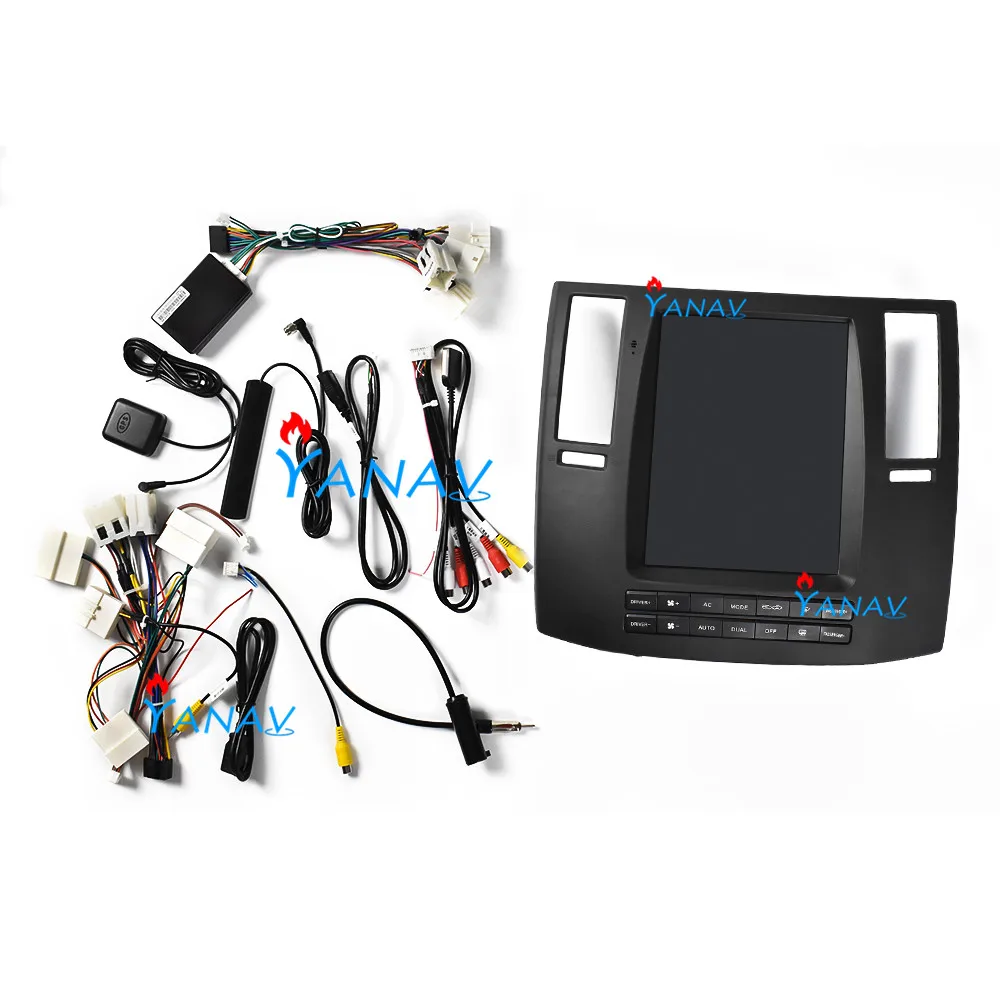 

Android car stereo for-Infiniti FX35 2008 2009 2010 Car GPS Navigation multimedia auto video HD tesla vertical screen DVD player