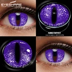 Контактные линзы для глаз, аметист, 1 пара, для косплея, для Хэллоуина