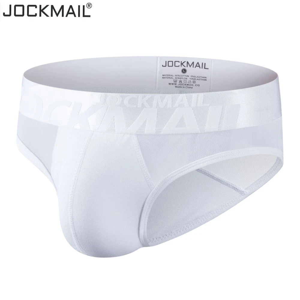 4 шт./лот JOCKMAIL сексуальное мужское нижнее белье для геев Трусы из хлопка трусы