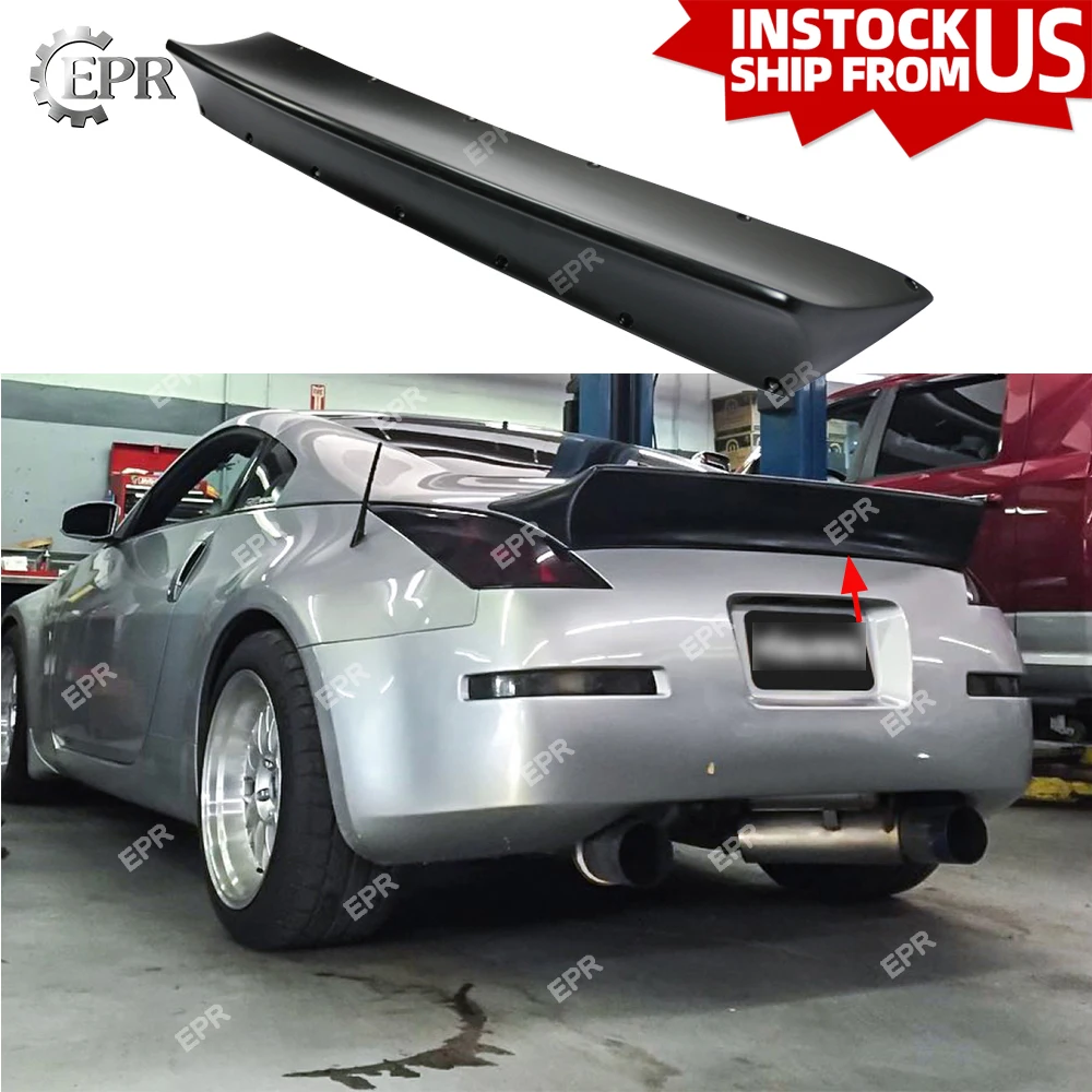 FRP Nismo крыло губы для Nissan 350Z Nismo Version2 Стекловолокно Задний спойлер 350Z тюнинг отделка Аксессуары для 350Z стекловолокно крыло