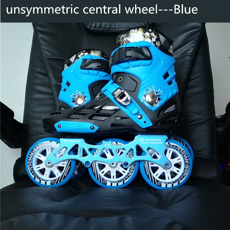 Профессиональные роликовые коньки с колесами в ряд 4*80 или 3*110 мм сменные