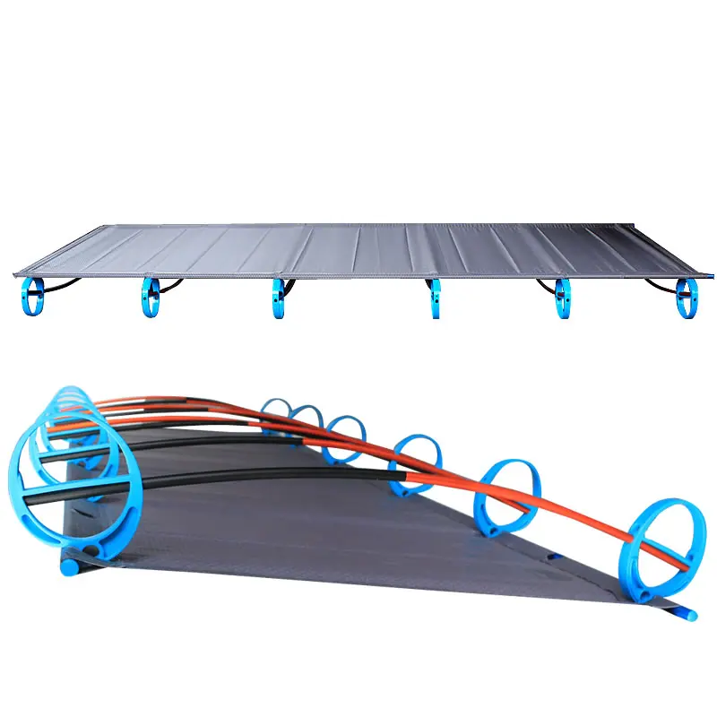 Сверхлегкая складная кровать для кемпинга портативная компактная путешествий