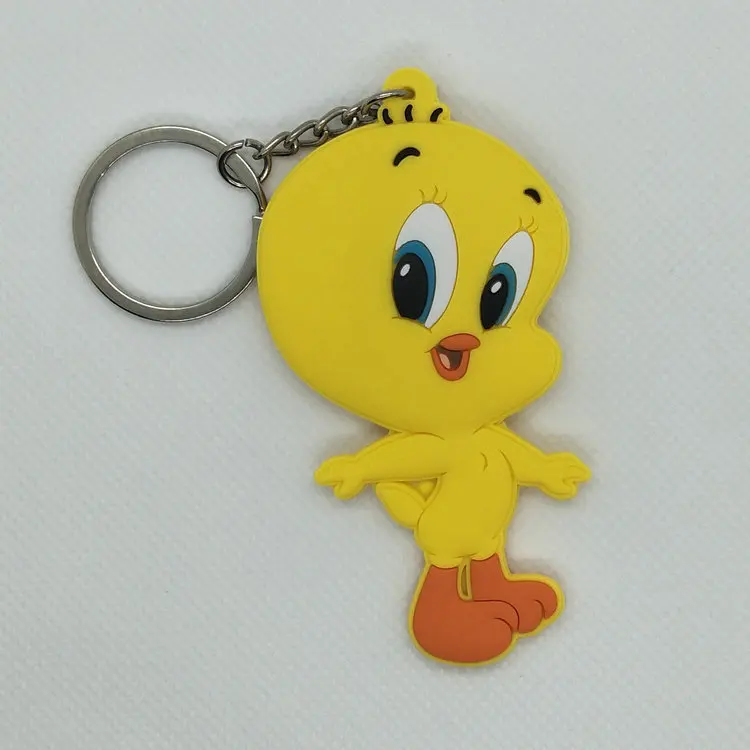 CD02 Аниме Том и Джерри брелок TweetyBird милый забавный мультфильм для мужчин и женщин ПВХ брелок кулон ювелирные изделия подарок мода персонализированный - Цвет: CD02