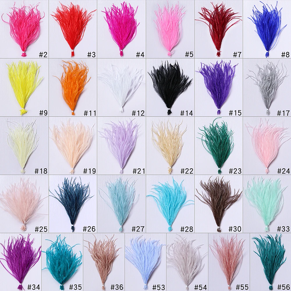 

natural feather DIY jewelry earrings decoration fluffy making cat toys Christmas decoration ostrich feathers for clothes crafts