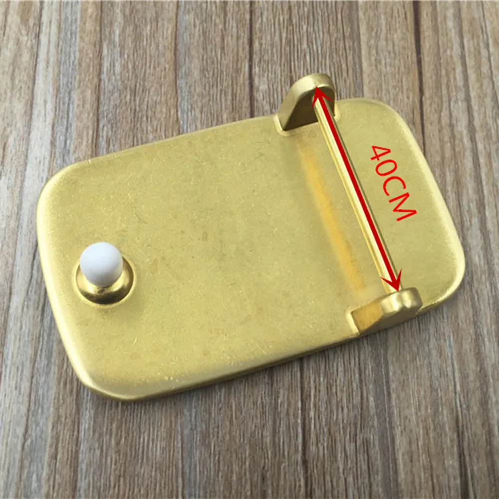 Пряжка для ремня мужская Матовая ковбойский ремень из латуни 40 мм кожаный