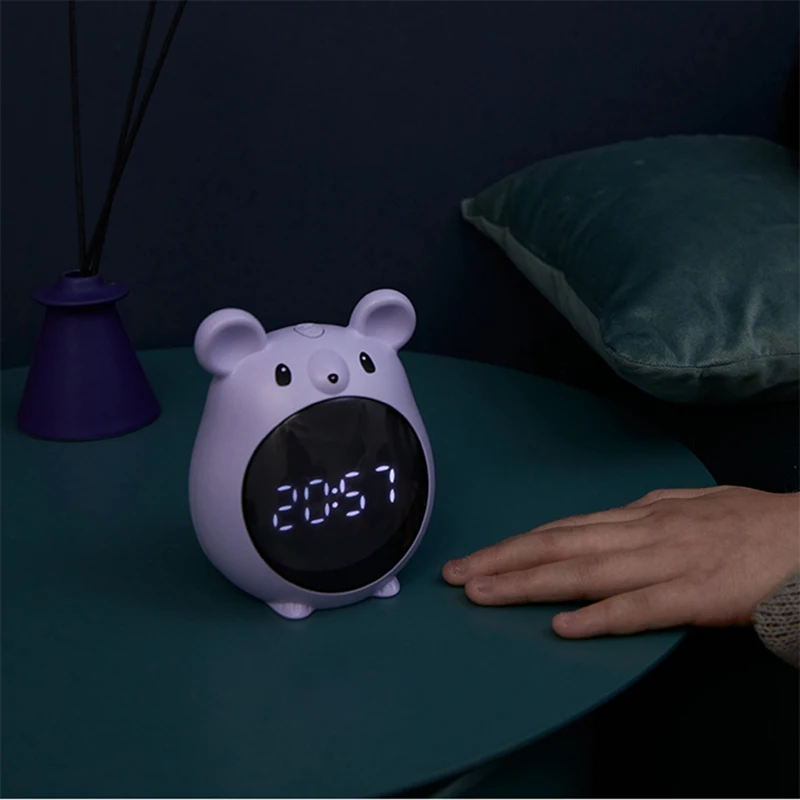 Будильник Elf Mouse перезаряжаемый будильник с голосовым управлением функцией