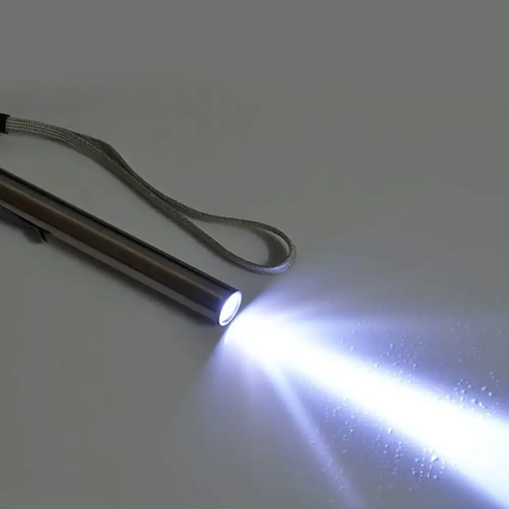 Портативный Non slip USB мини перезаряжаемый фонарик Нержавеющая сталь сильный