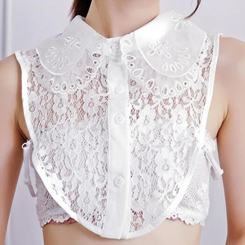 Корейский стиль женская Милая кукольная рубашка с круглым вырезом ложный