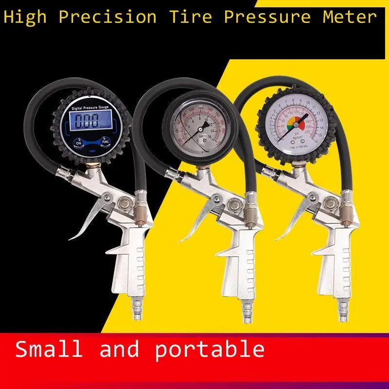 Автомобильный Высокоточный пистолет для давления в шинах манометр надувания