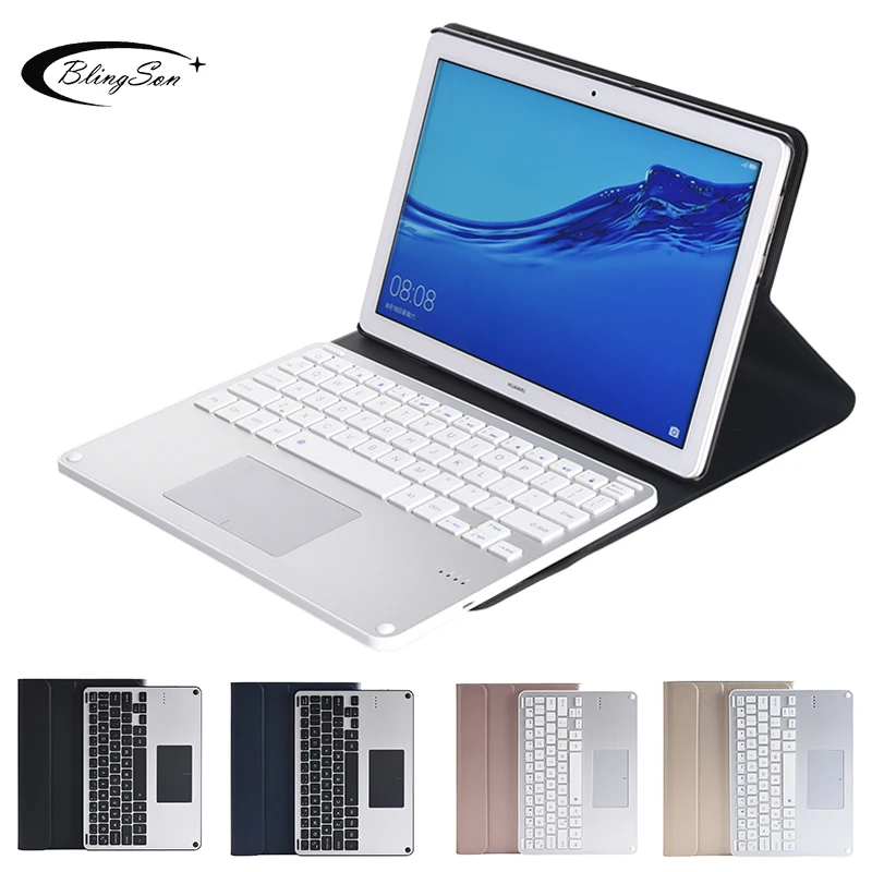 Клавиатура с тачпадом для Huawei Mediapad T5 10 Bluetooth чехол клавиатуры AGS2 L09 / W09/L03