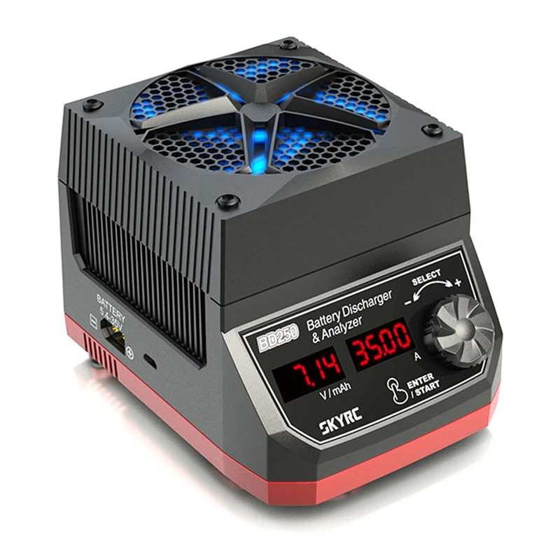 SKYRC BD250 250 Вт 35A разрядник литий-полимерных аккумуляторов LiHV/NiMH анализатор