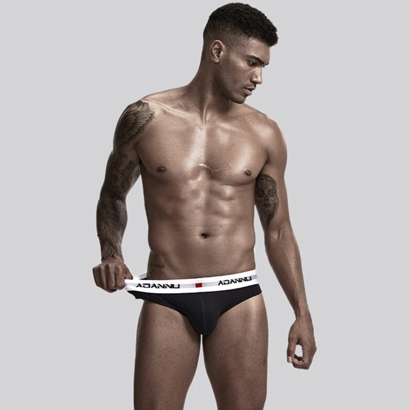 2020 sexy underwear men Breathable men's cotton briefs cueca masculina calzoncillos hombre sexi panties Antibacterial AD44 |