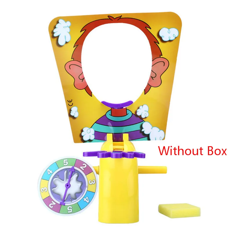 Without Box Высокое качество пирог торт к лицу приколы розыгрыши гаджеты игра для двойной положить взбитые сливки к лицу для семьи вечерние подарки - Цвет: Without Box