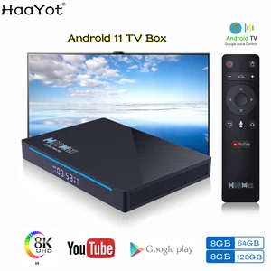 android 11 0 smart tv box rk3566 2 45g wifi 4gb 8gb ram 64gb 128g 8k 1000m netflix google voice gyros hd iptv media player free global shipping