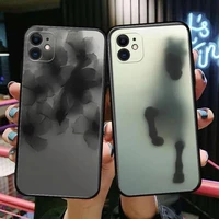 artistic shadow fuzzy texture phone cases for iphone 13 pro max case 12 11 pro max 8 plus 7plus 6s xr x xs 6 mini se mobile cell