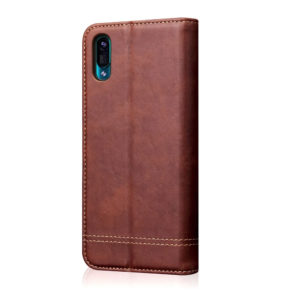 Для huawei Y6 Y5 Lite Y7 Prime чехол роскошный чехол из искусственной кожи с крышкой удерживаемой магнитом держатель для карт чехол для huawei Y7 Pro Y9 чехол
